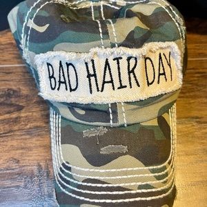 Bad Hair Day camo cap